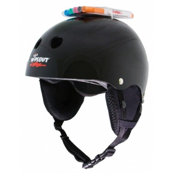 Зимний шлем защитный с фломастерами Wipeout