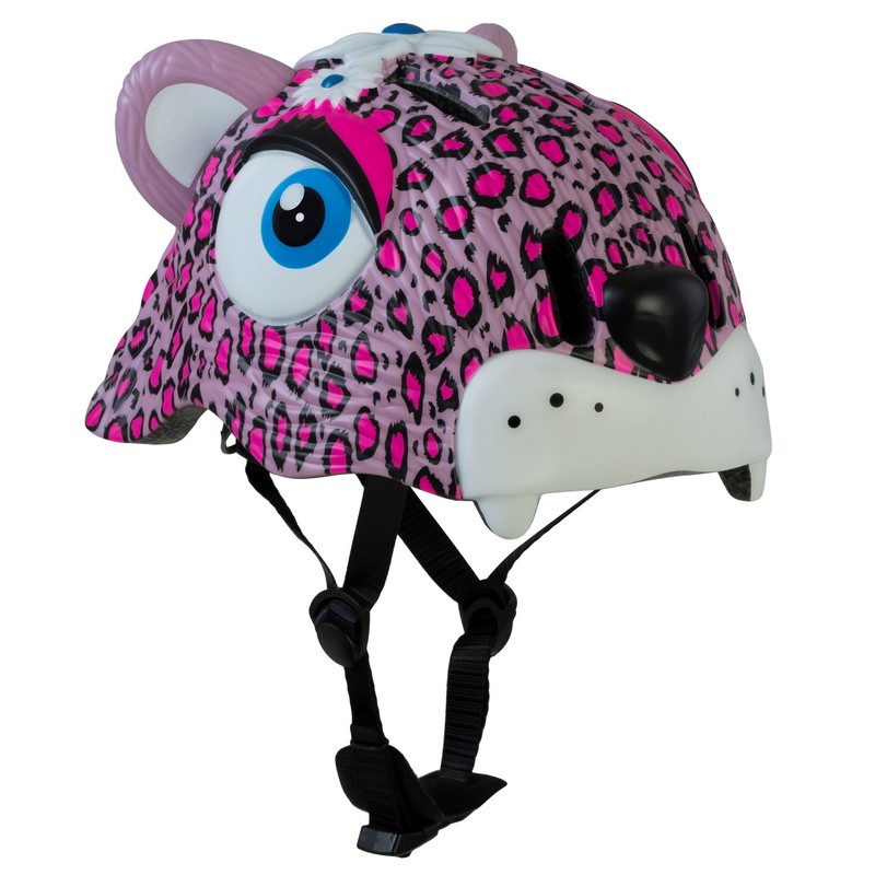 Шлем Crazy Safety - розовый леопард 2017